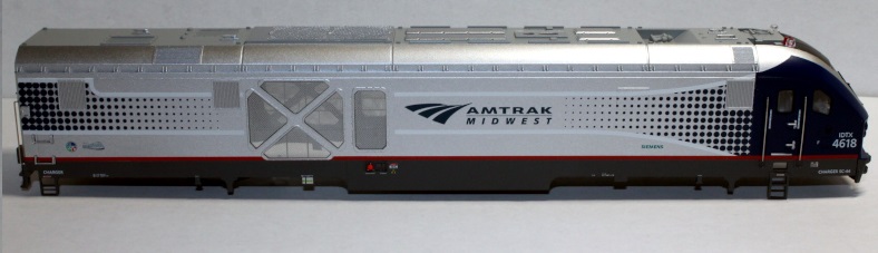 Loco Shell- Amtrak MidWest #4618 ( SC-44 Charger )